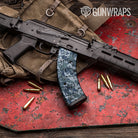 Digital Navy Camo AK 47 Mag Gun Skin Vinyl Wrap