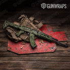 Erratic Army Green Camo AK 47 Gun Skin Vinyl Wrap