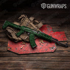 Erratic Elite Green Camo AK 47 Gun Skin Vinyl Wrap