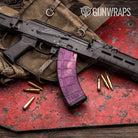 Galaxy Purple Nebula AK 47 Mag Gun Skin Vinyl Wrap