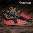 Hex DNA Blue AK 47 Gun Skin Vinyl Wrap