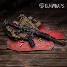 Hex DNA Magenta AK 47 Gun Skin Vinyl Wrap