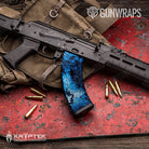 Kryptek Blue Lightning Camo AK 47 Mag Gun Skin Vinyl Wrap