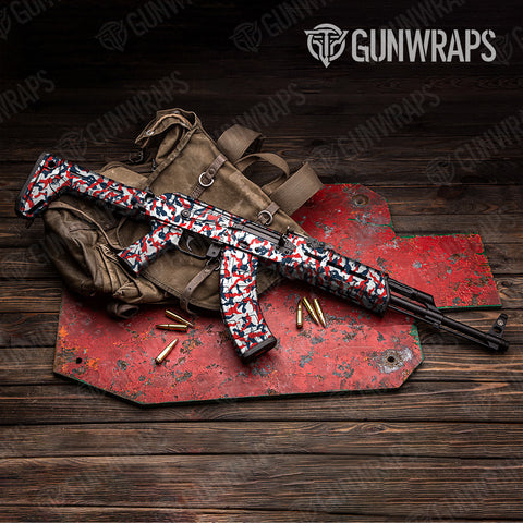 Ragged Camo AK-47 Gun Skin Vinyl Wraps
