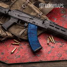 Sharp Elite Blue Camo AK 47 Mag Gun Skin Vinyl Wrap