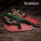 Shattered Elite Green Camo AK 47 Gun Skin Vinyl Wrap