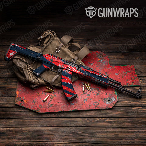 Shredded AK-47 Gun Skin Vinyl Wraps