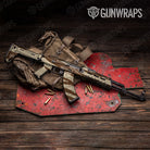 Shredded Desert Camo AK 47 Gun Skin Vinyl Wrap