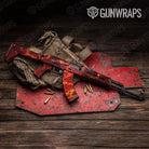 Stone Magma Marble AK 47 Gun Skin Vinyl Wrap