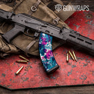 Tie Dye Teen Spirit AK 47 Mag Gun Skin Vinyl Wrap