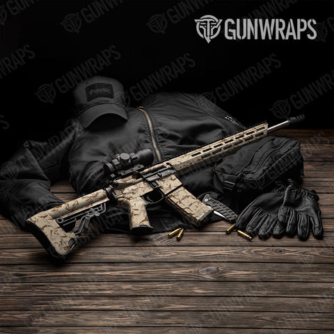 Battle Storm Camo AR-15 Gun Skin Vinyl Wraps