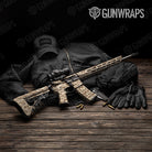 Classic Desert Camo AR 15 Gun Skin Vinyl Wrap