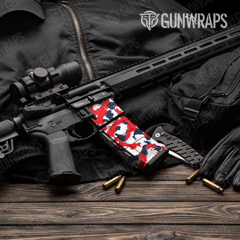 Cumulus Camo AR-15 Mag & Mag Well Gun Skin Vinyl Wraps