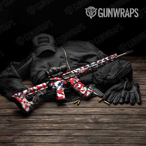 Cumulus Camo AR-15 Gun Skin Vinyl Wraps