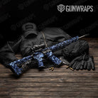 Cumulus Blue Urban Night Camo AR 15 Gun Skin Vinyl Wrap