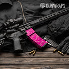 Cumulus Elite Magenta Camo AR 15 Mag & Mag Well Gun Skin Vinyl Wrap