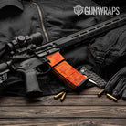 Cumulus Elite Orange Camo AR 15 Mag & Mag Well Gun Skin Vinyl Wrap