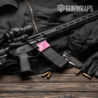 Cumulus Elite Pink Camo AR 15 Mag Well Gun Skin Vinyl Wrap