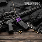 Cumulus Elite Purple Camo AR 15 Mag Well Gun Skin Vinyl Wrap