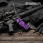 Cumulus Elite Purple Camo AR 15 Mag & Mag Well Gun Skin Vinyl Wrap