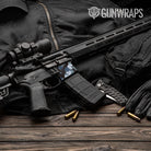 Cumulus Navy Camo AR 15 Mag Well Gun Skin Vinyl Wrap