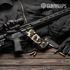Cumulus Woodland Camo AR 15 Mag & Mag Well Gun Skin Vinyl Wrap