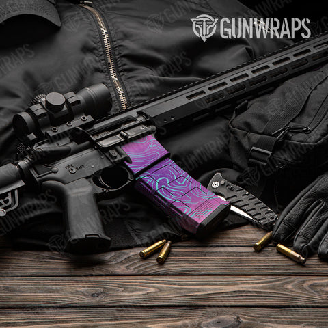 Damascus AR-15 Mag & Mag Well Gun Skin Vinyl Wraps