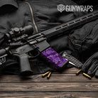 Digital Elite Purple Camo AR 15 Mag Gun Skin Vinyl Wrap