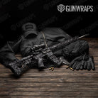 Digital Midnight Camo AR 15 Gun Skin Vinyl Wrap