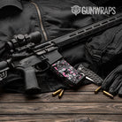 Digital Urban Pink Camo AR 15 Mag Gun Skin Vinyl Wrap