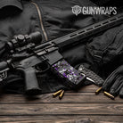 Digital Urban Purple Camo AR 15 Mag Gun Skin Vinyl Wrap