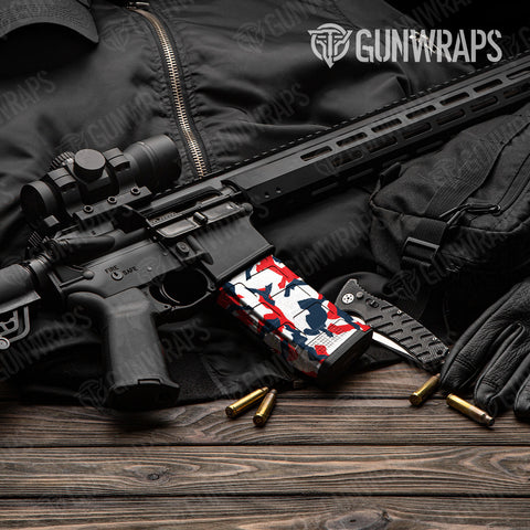 Erratic Camo AR-15 Mag Gun Skin Vinyl Wraps