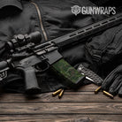 Erratic Army Dark Green Camo AR 15 Mag Gun Skin Vinyl Wrap