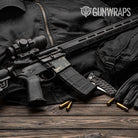 Erratic Army Camo AR 15 Mag Well Gun Skin Vinyl Wrap