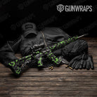 Erratic Metro Green Camo AR 15 Gun Skin Vinyl Wrap