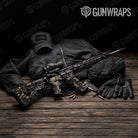 Erratic Militant Charcoal Camo AR 15 Gun Skin Vinyl Wrap