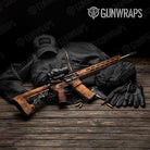 Galaxy Orange Nebula AR 15 Gun Skin Vinyl Wrap