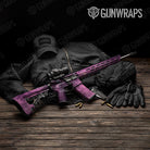 Galaxy Purple Nebula AR 15 Gun Skin Vinyl Wrap