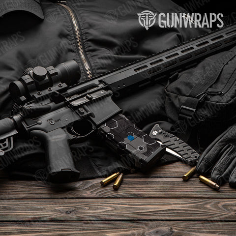 Hex DNA AR-15 Mag Gun Skin Vinyl Wraps