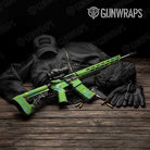 Hex DNA Magenta Lime AR 15 Gun Skin Vinyl Wrap