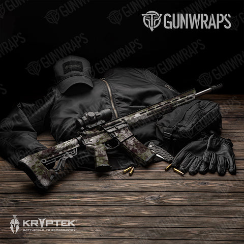 Kryptek Camo AR-15 Gun Skin Vinyl Wraps