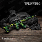 AR 15 Kryptek Toxic Waste Camo Gun Skin Vinyl Wrap