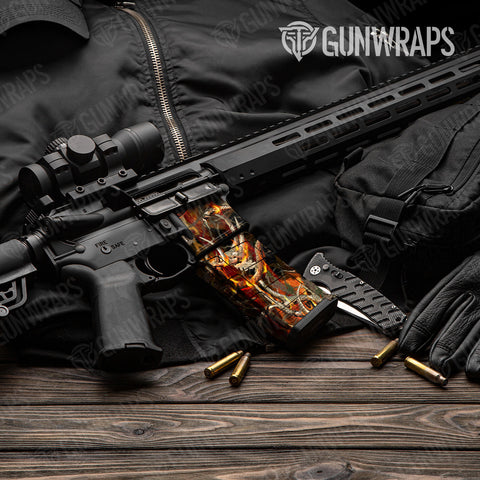 Nature Camo AR-15 Mag & Mag Well Gun Skin Vinyl Wraps