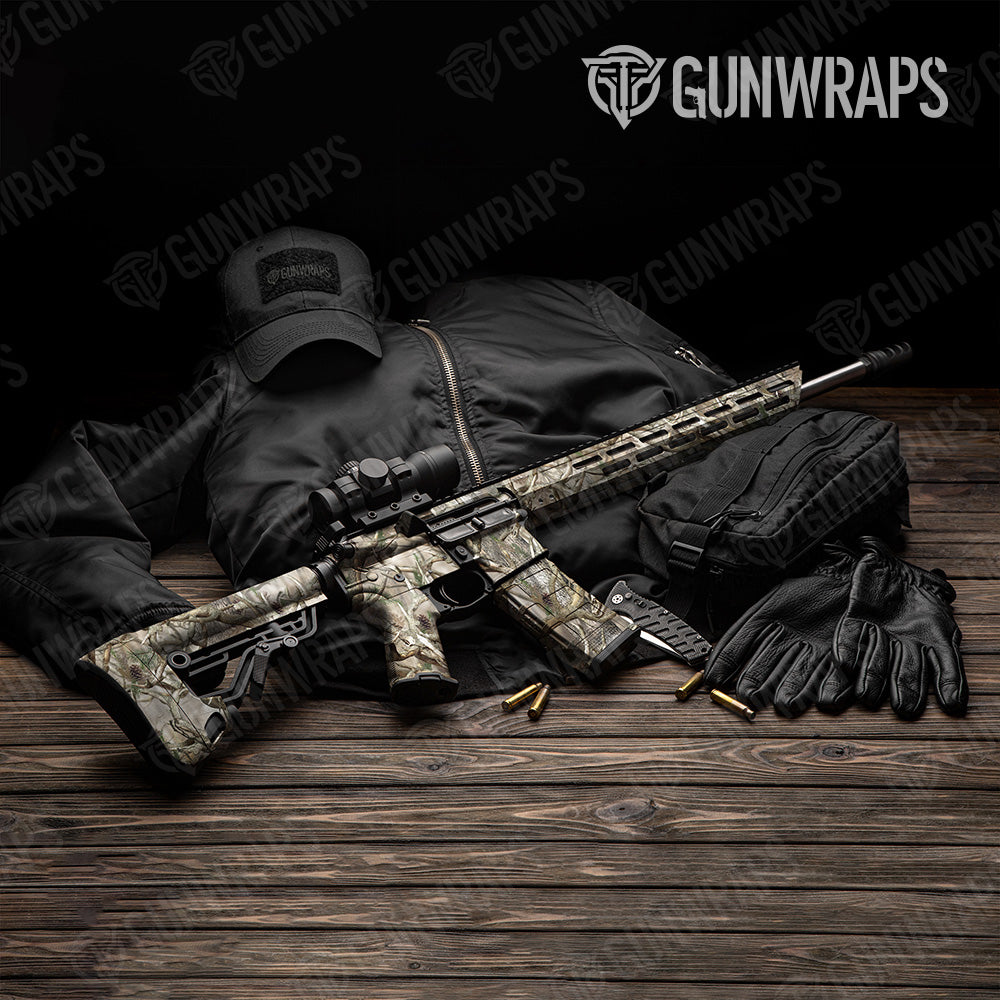 Nature Lifeless Woods Buck Skull Camo AR 15 Gun Skin Vinyl Wrap