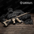 Sharp Desert Camo AR 15 Gun Skin Vinyl Wrap