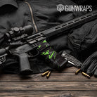Sharp Metro Green Camo AR 15 Mag & Mag Well Gun Skin Vinyl Wrap