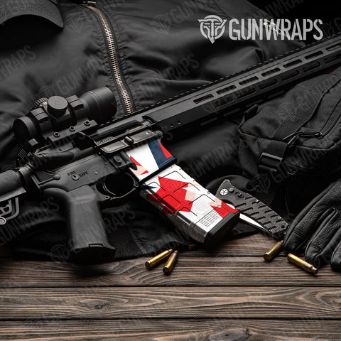Shattered Camo AR-15 Mag & Mag Well Gun Skin Vinyl Wraps