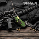 Shattered Jungle Camo AR 15 Mag & Mag Well Gun Skin Vinyl Wrap