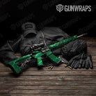 Stone Jade Marble AR 15 Gun Skin Vinyl Wrap