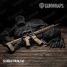 AR 15 Substrate Sedona Sand-Dune Camo Gun Skin Vinyl Wrap Film